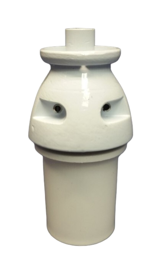 Close-up of a silver-toned metal Flagpole Shaft Extension. The hardware component is fully threaded on one end for attachment and features a clean, hexagonal head for grip and leverage.