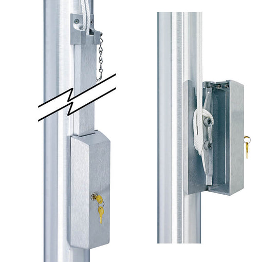 Flagpole Halyard Security Kit With Padlock