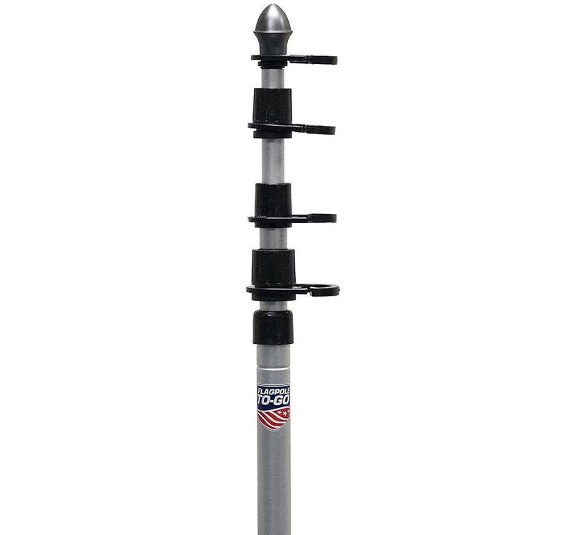 Load image into Gallery viewer, Flagpole-To-Go Portable Telescoping Aluminum Flagpole
