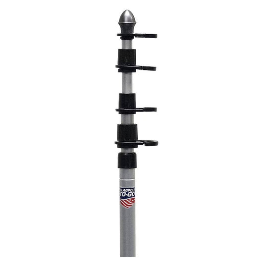 Flagpole-To-Go Portable Telescoping Aluminum Flagpole