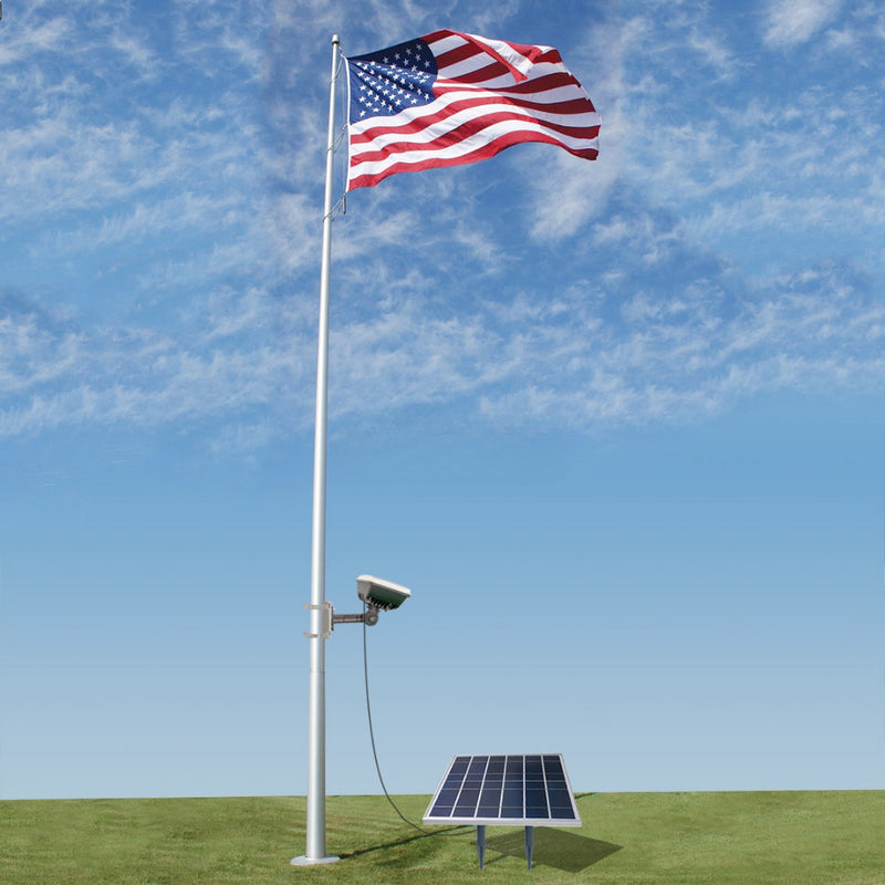 Load image into Gallery viewer, FPL Independence 11,375 Solar Flagpole Lights
