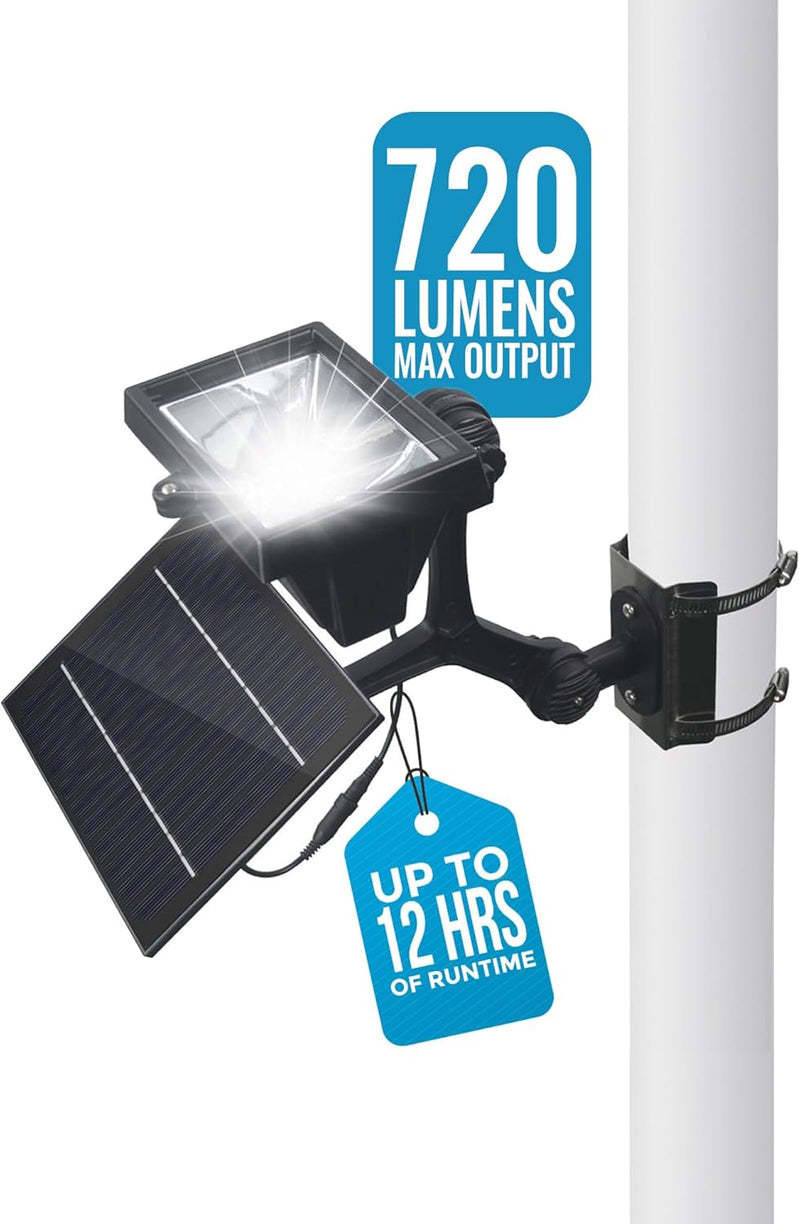 Load image into Gallery viewer, FPL RESOLUTE 720 Lumens Solar Flagpole Light
