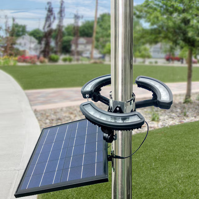 Load image into Gallery viewer, FREEDOM TRI BRIGHT Solar Flagpole Light
