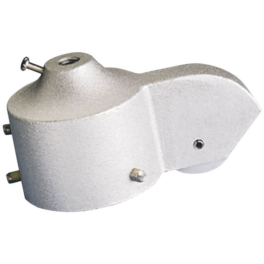 IH-1 Cast Aluminum Single Pulley Stationary Flagpole Truck - Internal Halyard