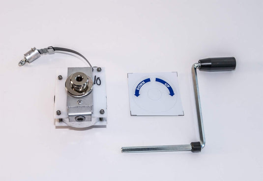 Internal Locking Flagpole Winch – Fiberglass & Aluminum Compatible