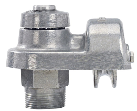 Single Pulley Revolving Flagpole Truck - Threaded External Halyard | Made in the USA