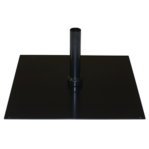 Square Metal Base for Super Pole