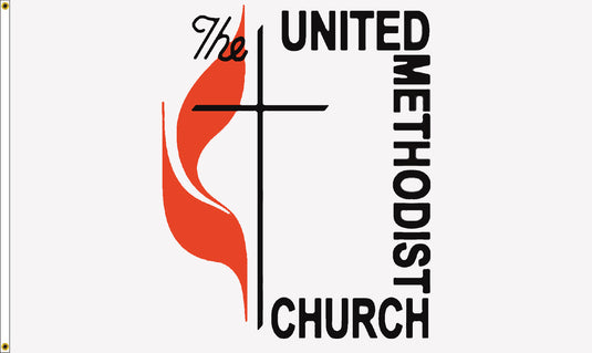 4' x 6' United Methodist Indoor Nylon Flag