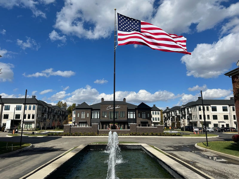 Load image into Gallery viewer, Colossal Steel Flagpole with Internal Stainless Steel Winch System (80&#39; - 800&#39;)
