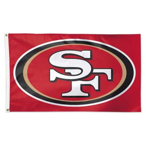 SAN FRANCISCO 49ERS FLAG - DELUXE 3' X 5' NFL