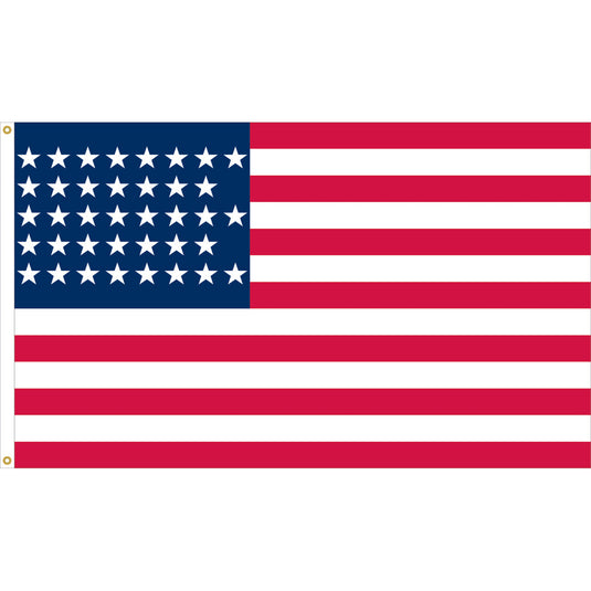 Nylon Old Glory U.S. Historical Flag - 38 Stars