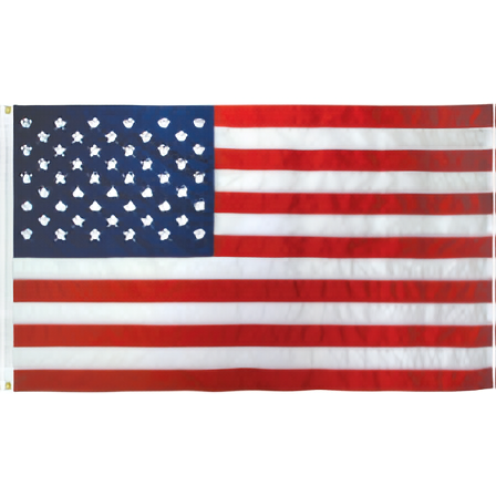 3' x 5' Endura-Poly Cotton U.S. Outdoor Flag