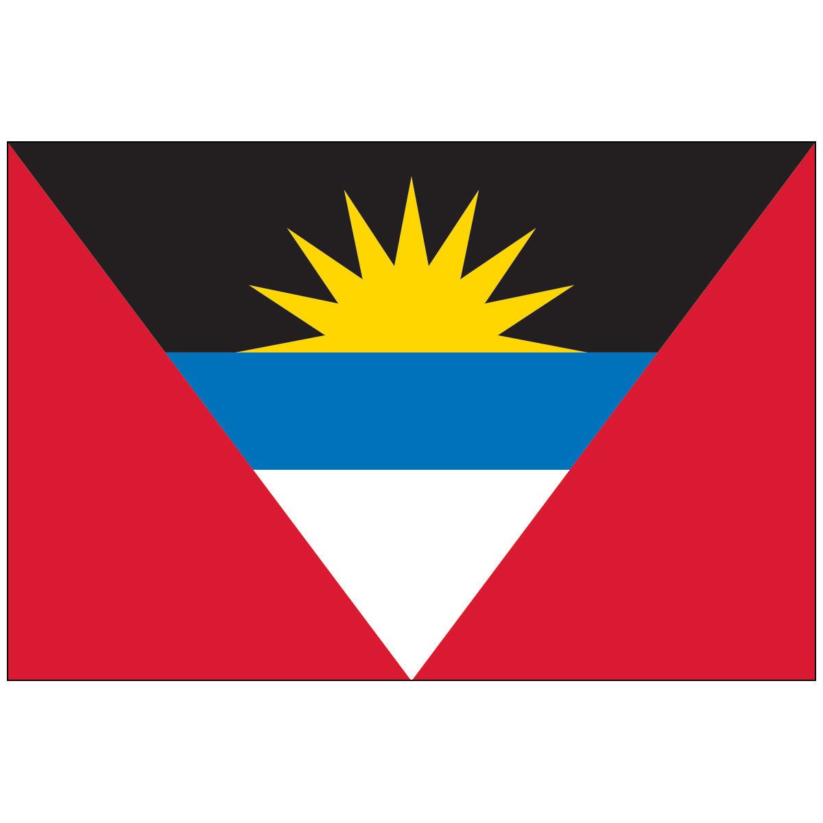 Antigua And Barbuda Flag - World Flag