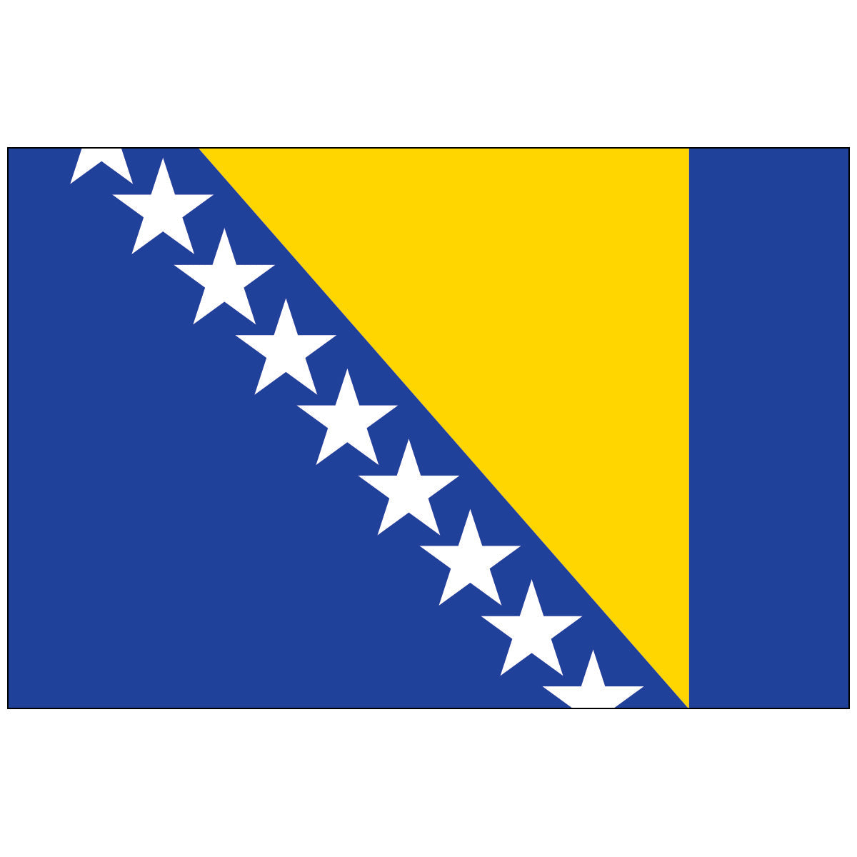 Bosnia And Herzegovina - World flag