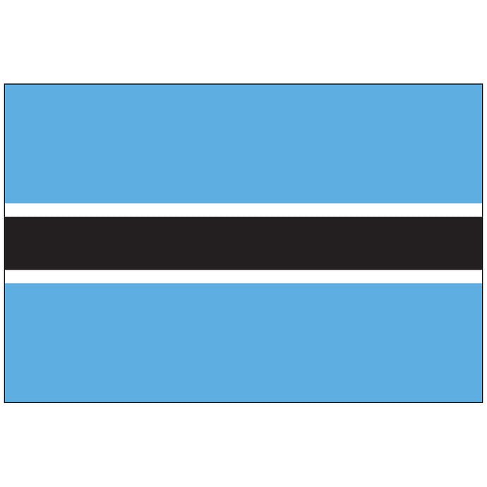 Botswana - Nylon World Flag