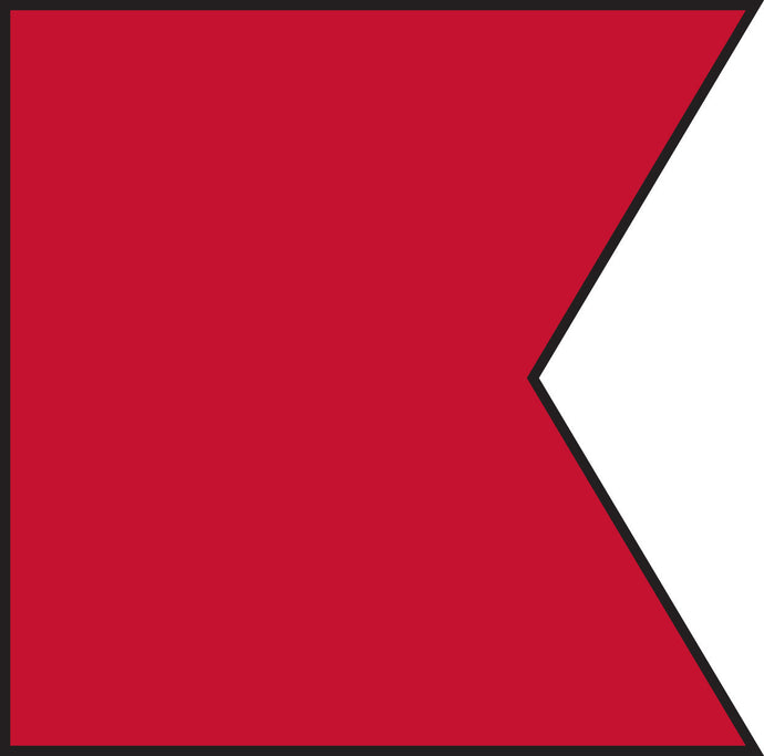 B-Bravo International Code of Signals Flag