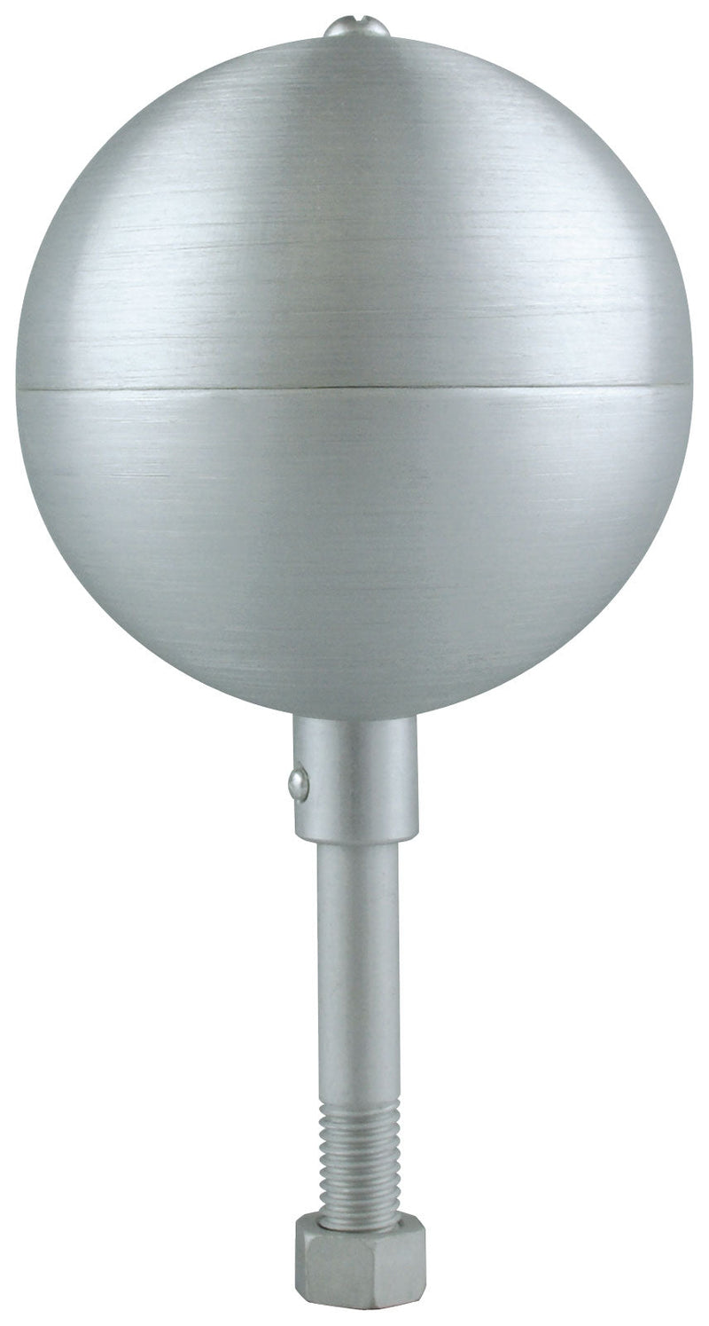 Load image into Gallery viewer, Aluminum Ball Flagpole Ornament - 5/8&quot;-11NC Threaded
