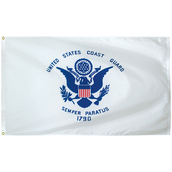 3'x5' Retired Coast Guard Indoor Poly Flag