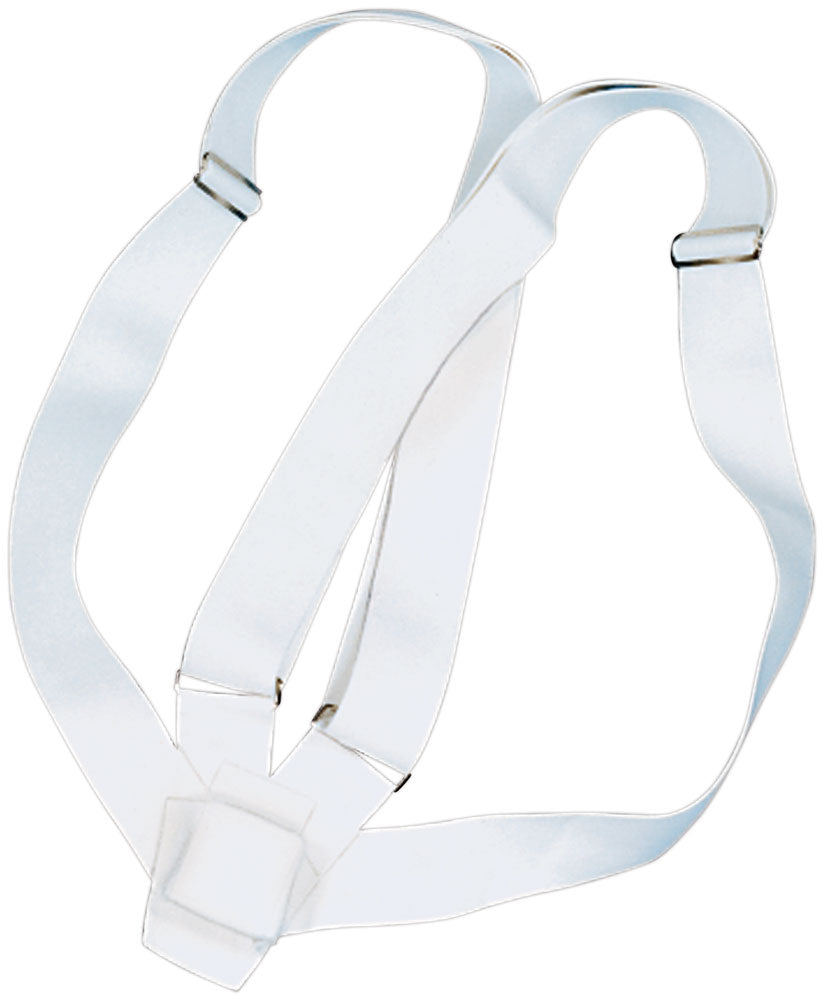 Double Strap Web Carrying Belt - White