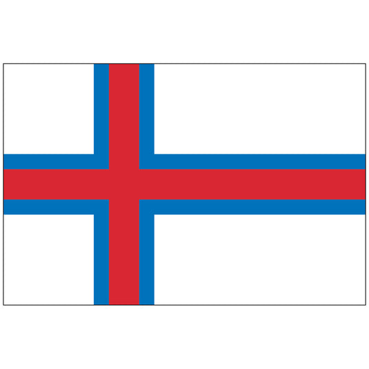 Faroe Islands - Nylon World Flag – Flagpoles Etc