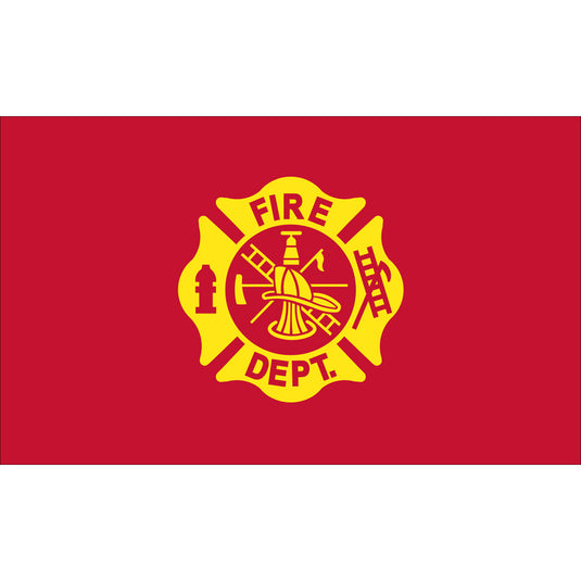 3'x5' Nylon Fire Department Civilian Flag