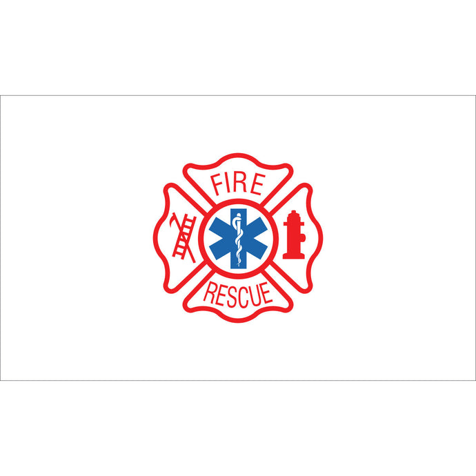 3'x5' Nylon Fire Rescue Civilian Flag