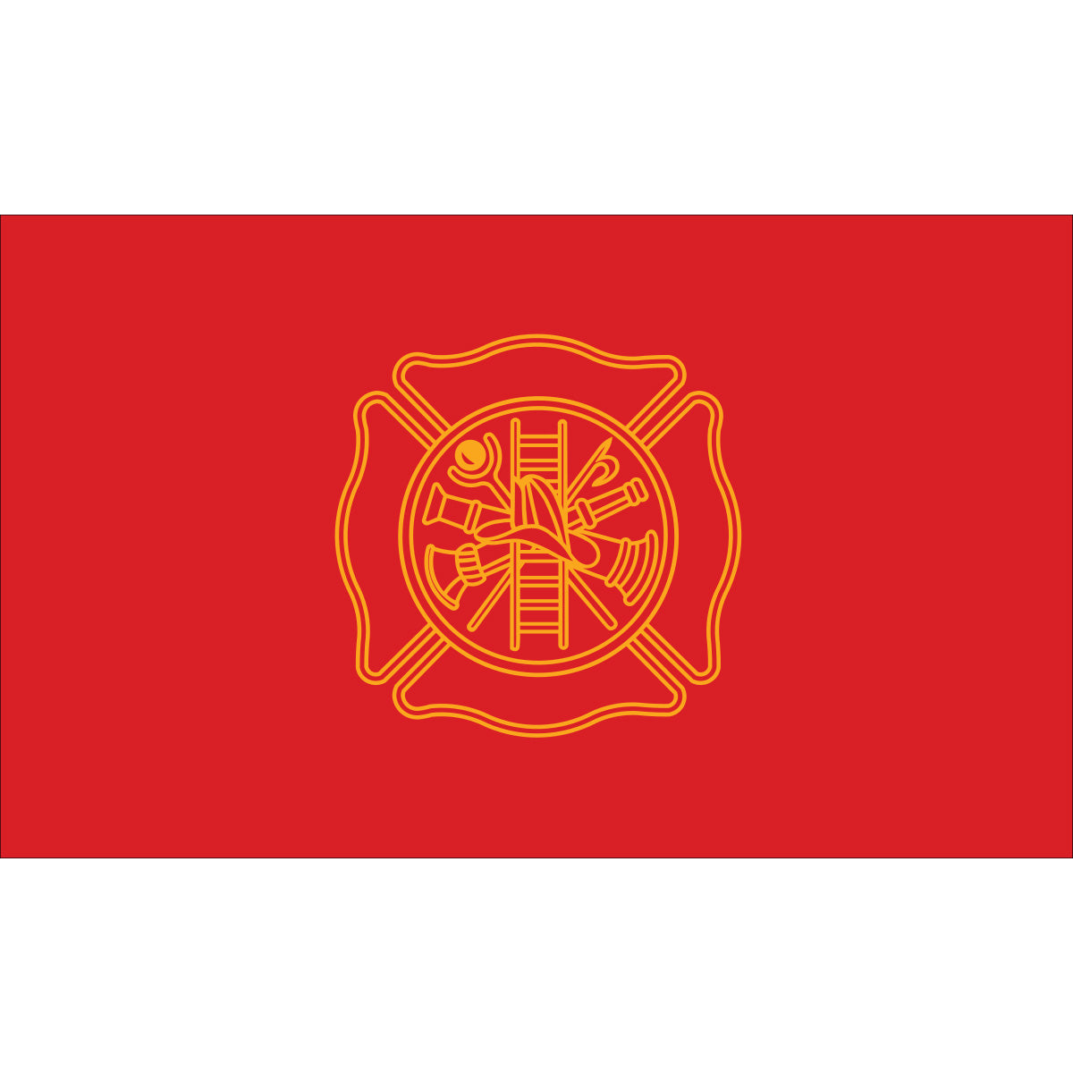 3'x5' Nylon Firefighters Civilian Flag