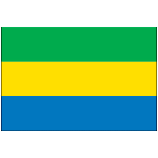 Gabon - Nylon World Flag