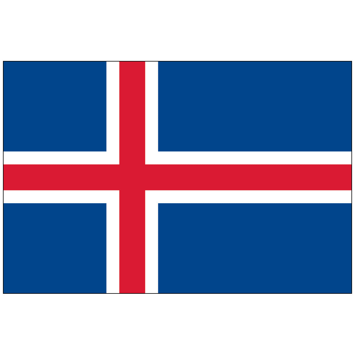Iceland - Nylon World Flag
