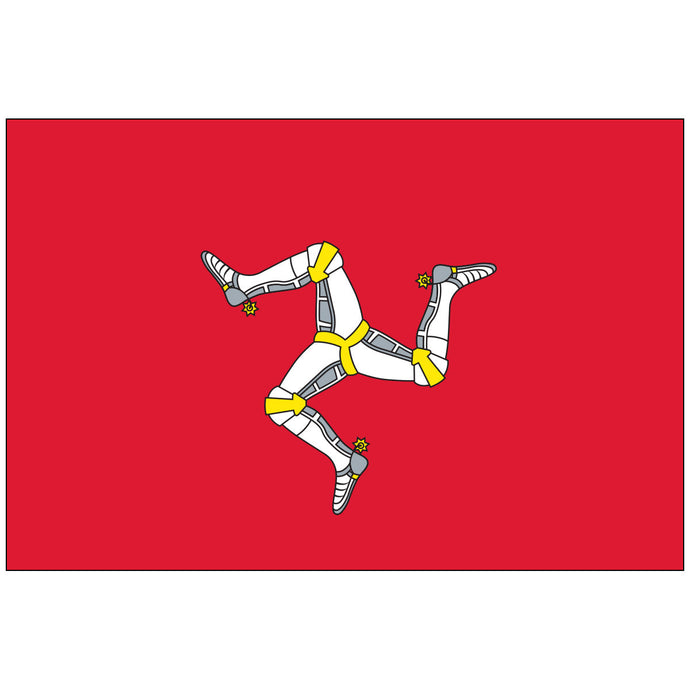 Isle Of Man - Nylon World Flag