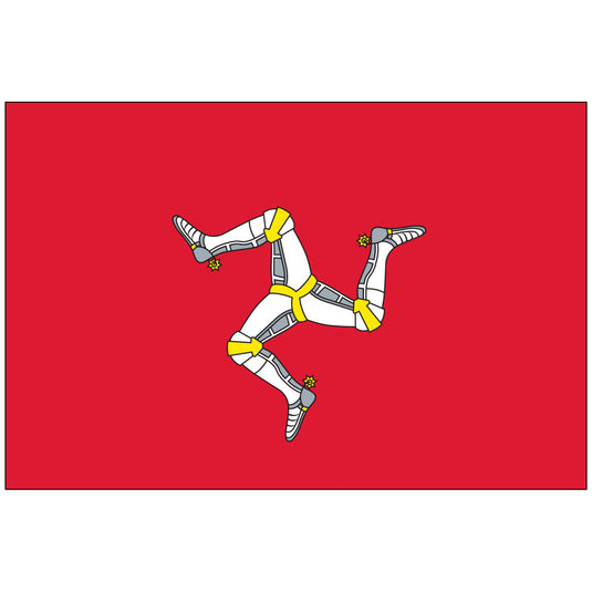 Isle Of Man - Nylon World Flag