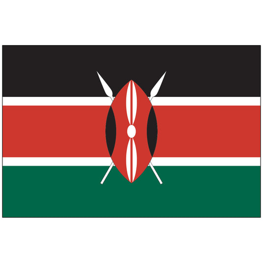 Kenya - Nylon World Flag