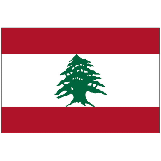 Lebanon - Nylon World Flag