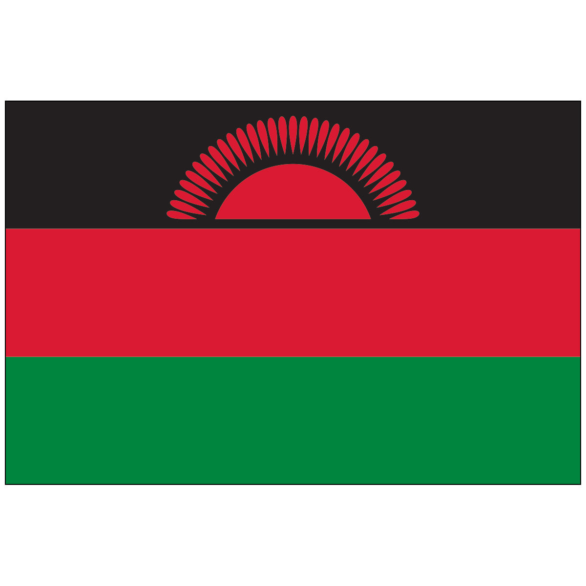 Malawi - Nylon World Flag