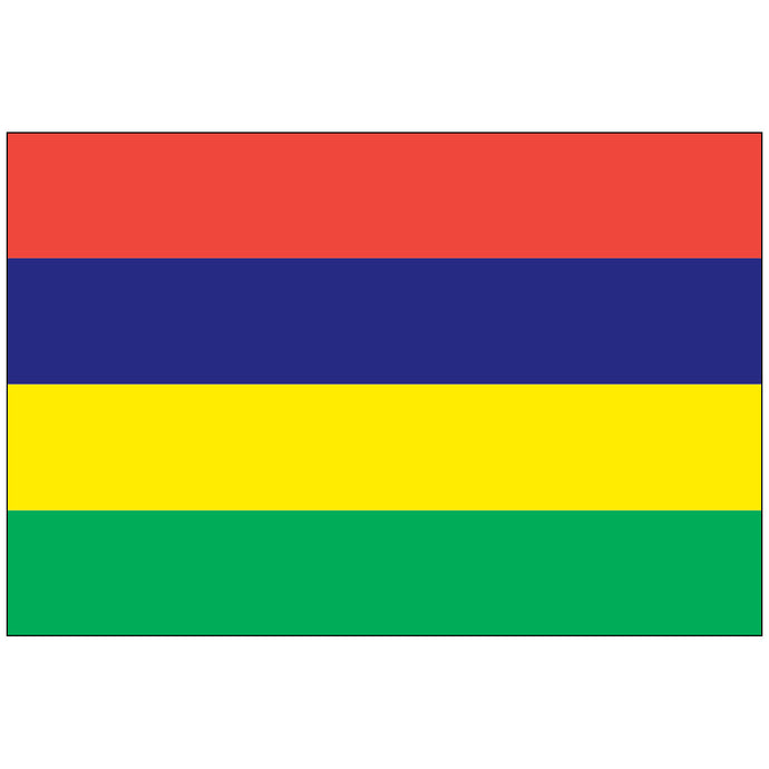 Mauritius - Nylon World Flag