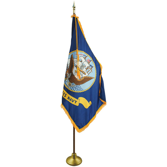3'x5' Nylon Navy Indoor Flag
