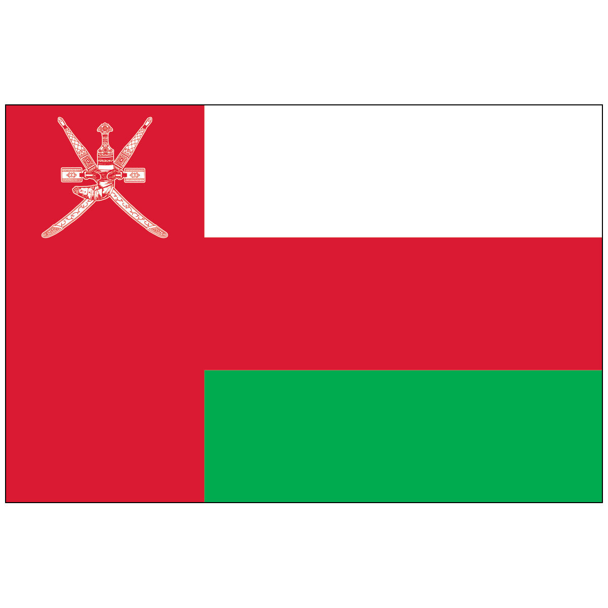 Oman - Nylon World Flag