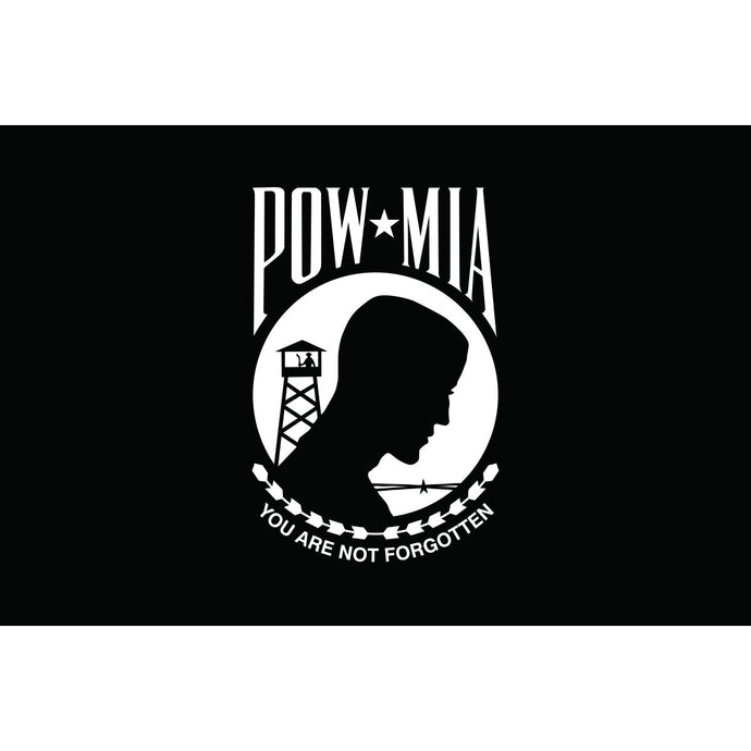 2'x3' E-Poly Single Face POW-MIA Flag