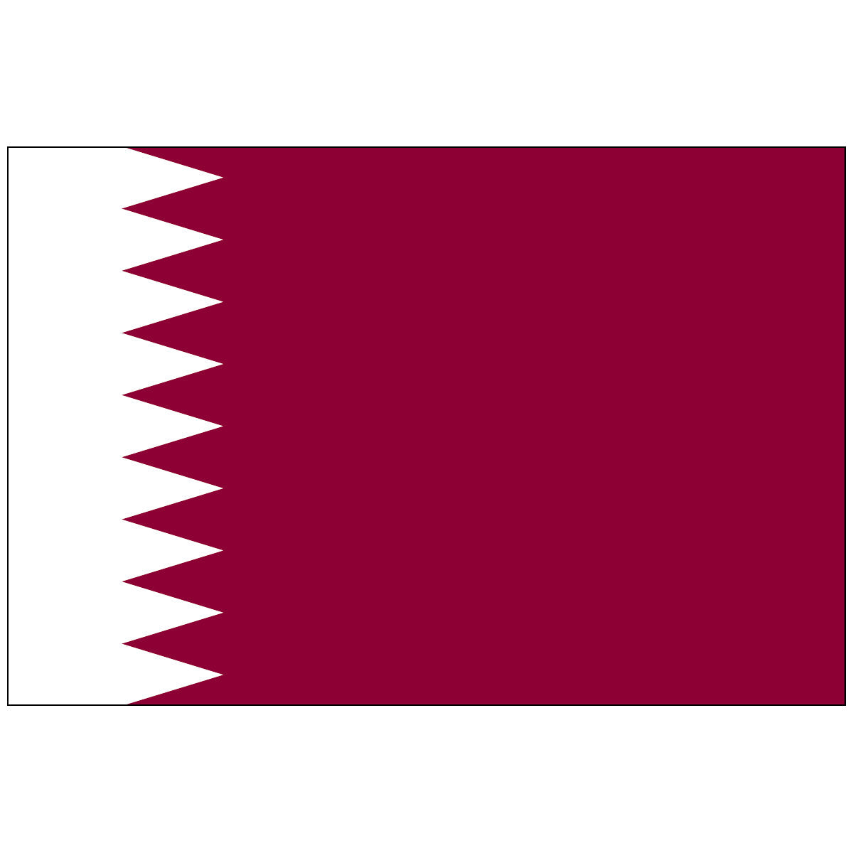 Qatar - Nylon World Flag