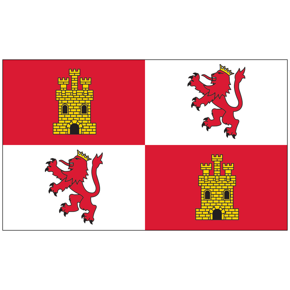 Nylon Royal Standard Of Spain Historical Flag