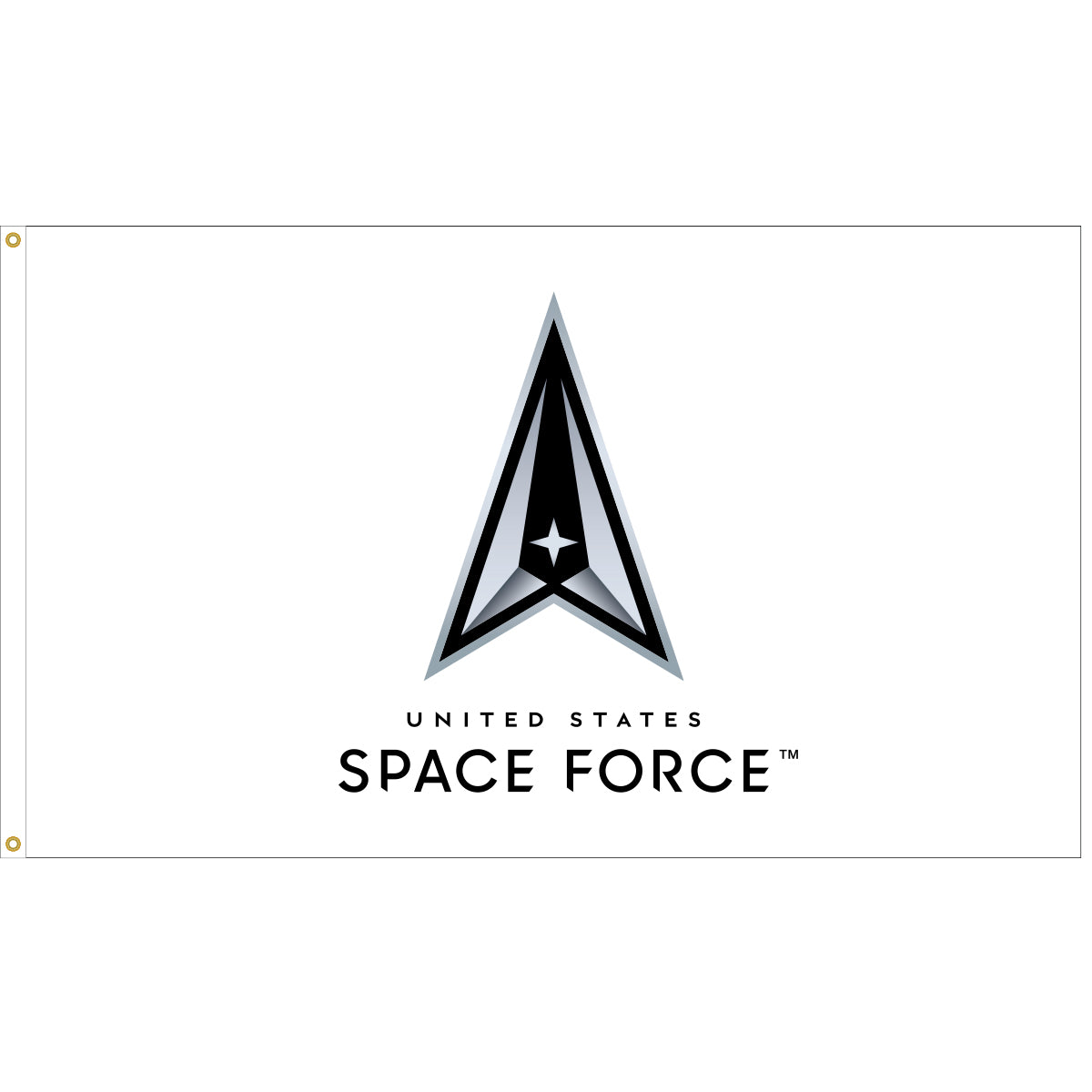 3'x5' Nylon Outdoor Space Force Logo Flag