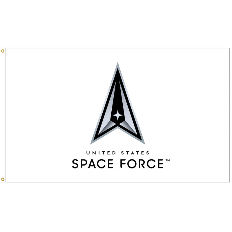 Load image into Gallery viewer, 3&#39;x5&#39; Nylon Outdoor Space Force Logo Flag
