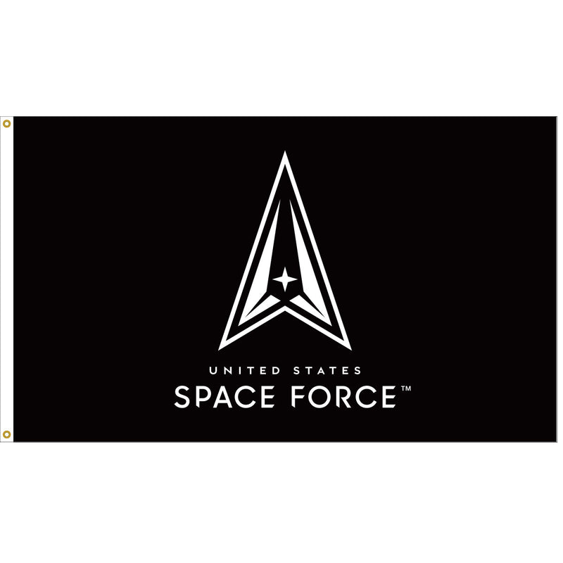 Load image into Gallery viewer, 3&#39;x5&#39; Nylon Outdoor Space Force Logo Flag
