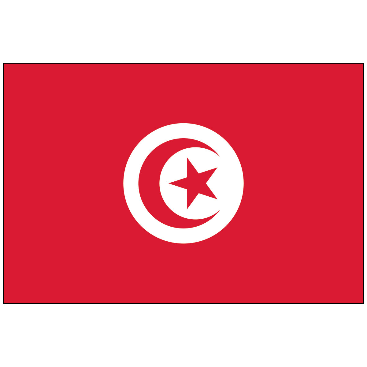 Tunisia - Nylon World Flag