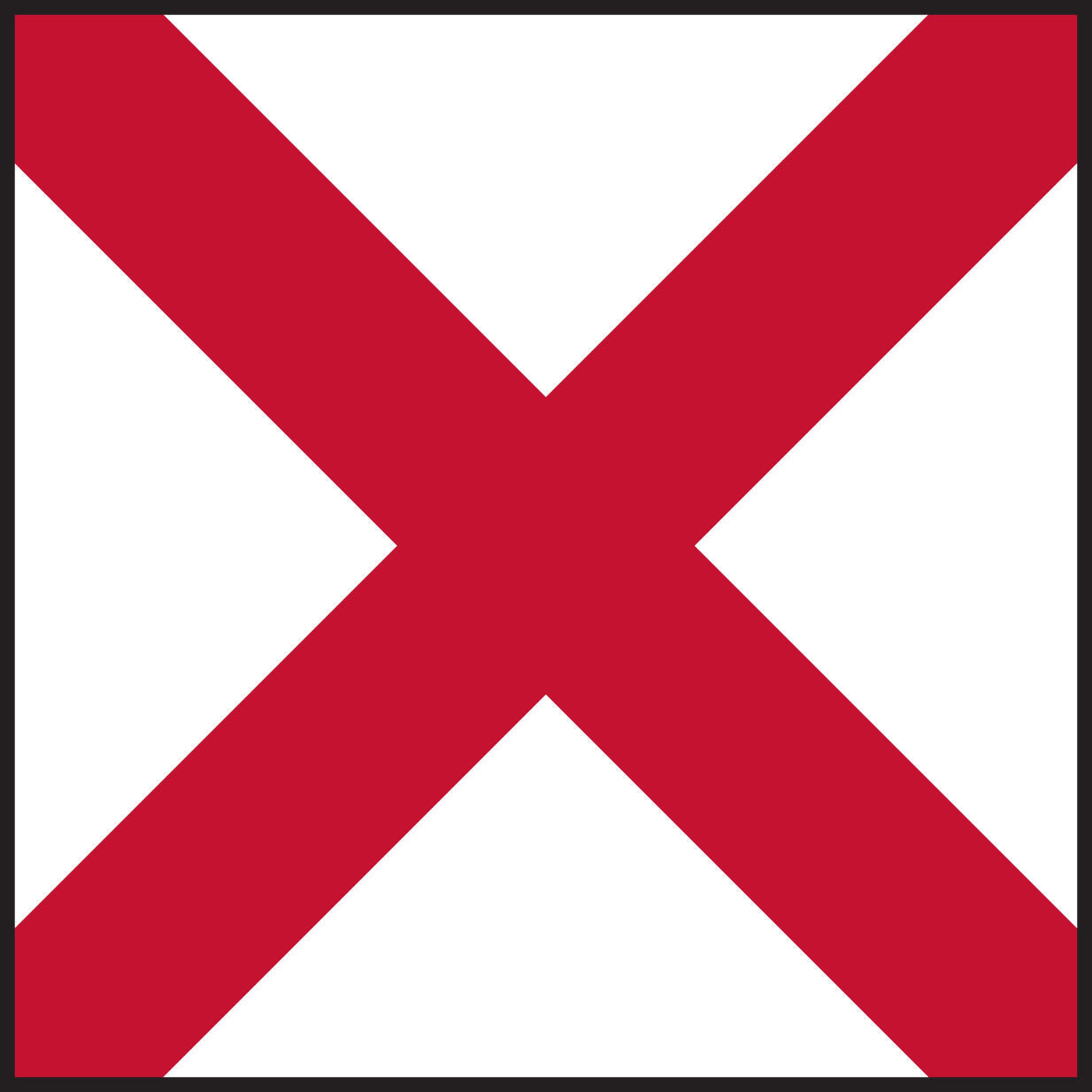 V-Victor International Code of Signals Flag