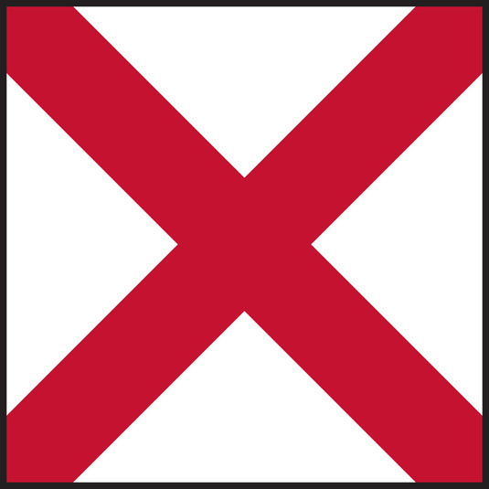 V-Victor International Code of Signals Flag
