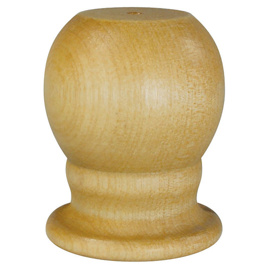 15/16" or 1" Indoor Flagpole Slip Fit Wood Ball