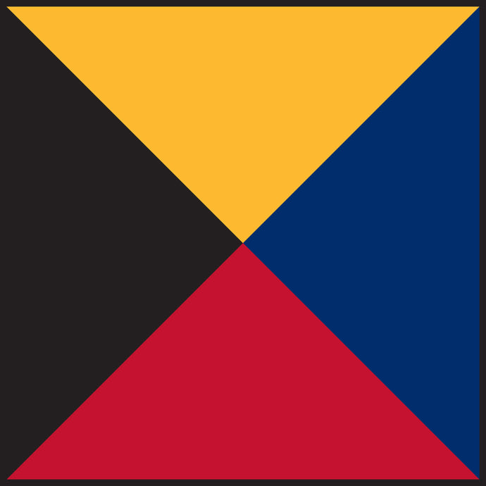 Z-Zulu International Code of Signals Flag