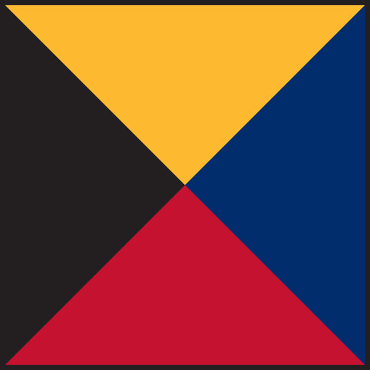 Z-Zulu International Code of Signals Flag