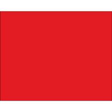 The solid red auto racing flag, used to signal that the race must be stopped immediately.